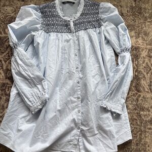 Pre-Owned great quality Zara Women's Size Small Long Sleeve Button-Down Shirt